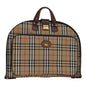 Luxury BurberrySs Nova Check Garment Cover Canvas Beige Brown Auth ep5154
