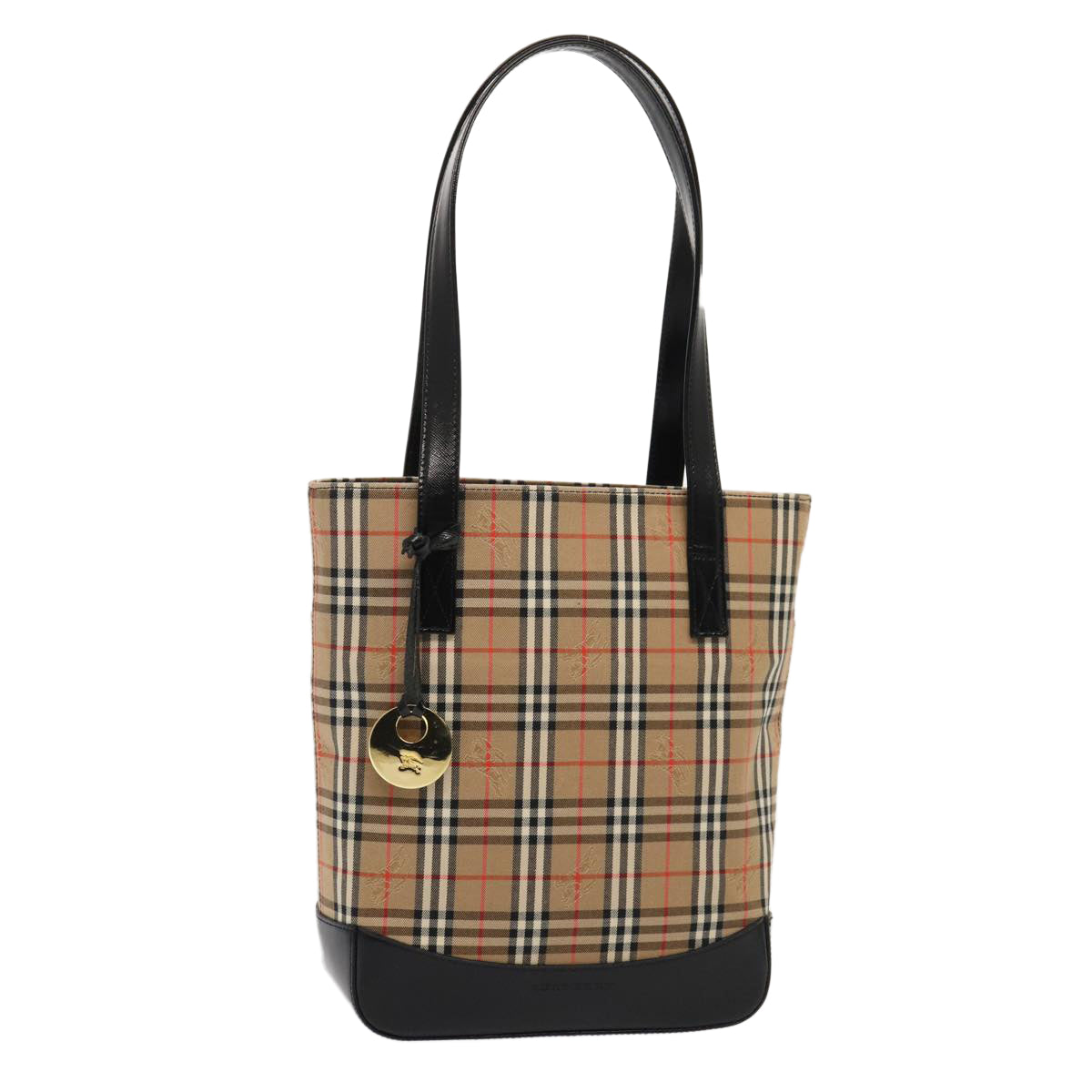 Burberry Nova Auth Canvas Beige Tote Bag Style 13