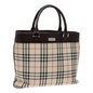Burberry Nova Auth Canvas Beige Handbag Style 22
