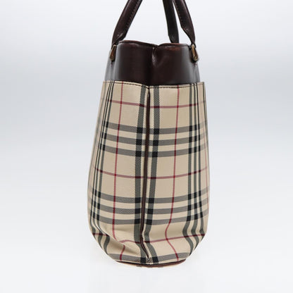 Burberry Nova Auth Canvas Beige Handbag Style 22