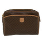 Luxury CELINE Macadam Canvas Clutch Bag PVC Leather Brown ep963