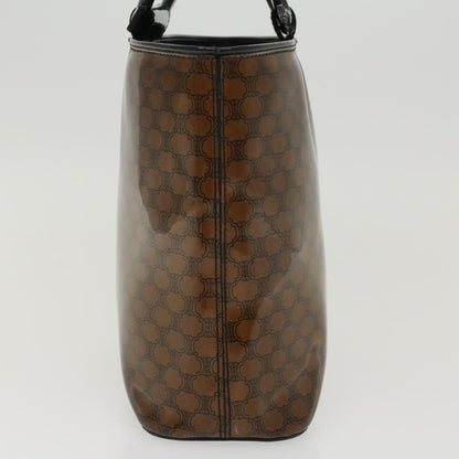 Luxury CELINE Macadam Canvas Hand Bag Brown ep989