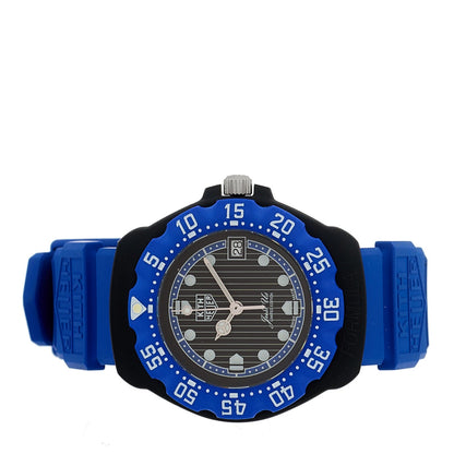 Stainless Steel Rubber 35mm Formula 1 Quartz Watch Black WA121J