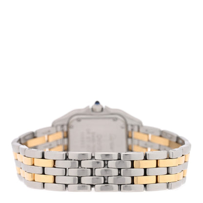 Stainless Steel 18K Yellow Gold 22mm Panthere Quartz Watch