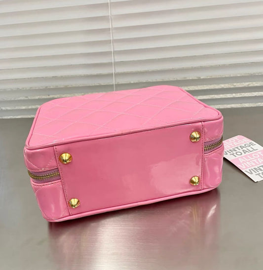 Chanel Patent Leather Barbie Pink Tote Bag Rovelle Bags
