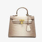 New Luxury crocodile pattern cortex Handbag