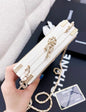 Chanel Luxury Leather Gold Handbag Style 13 Rovelle Bags