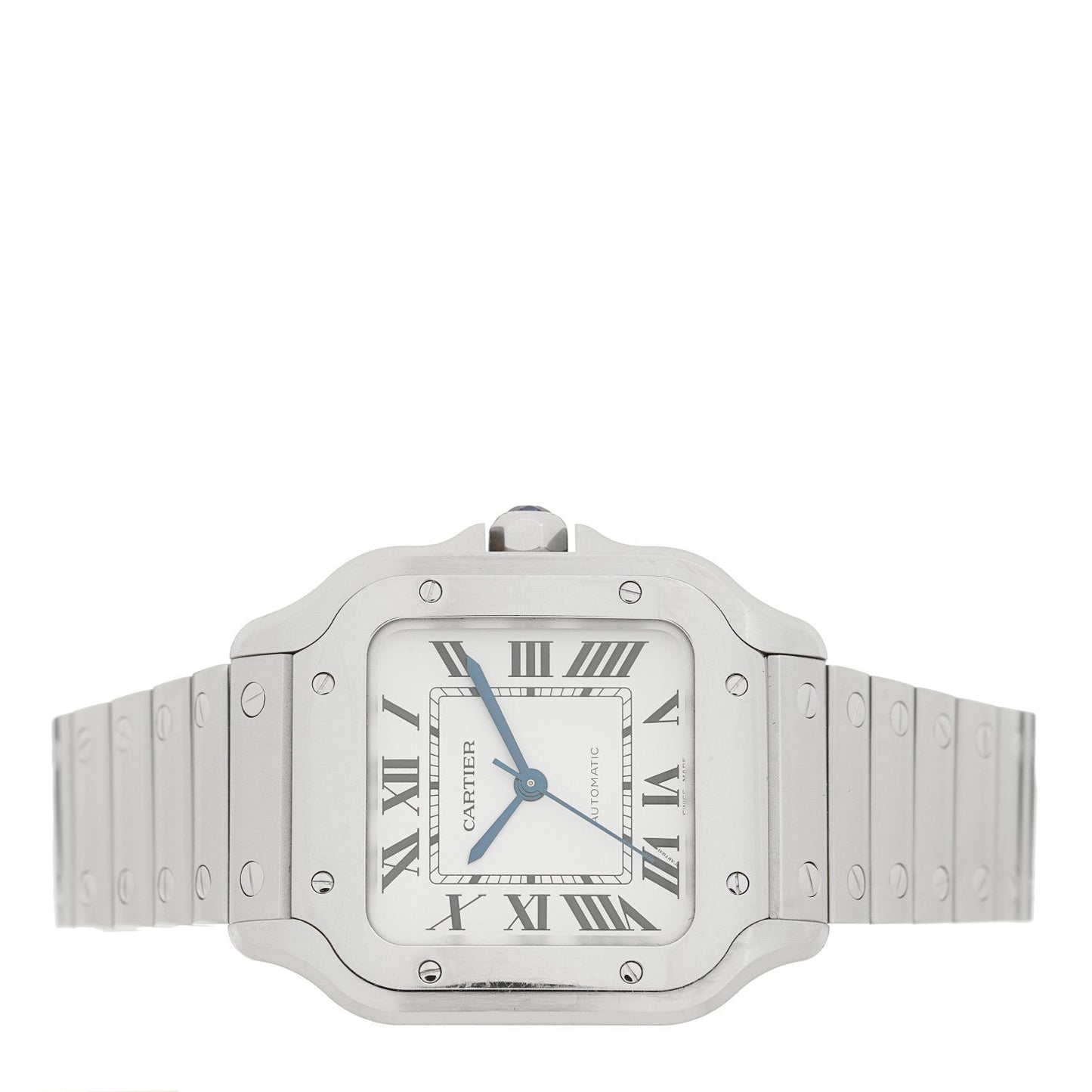 Stainless Steel 35mm Santos de Cartier Automatic Watch