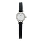 18K White Gold Barenia Diamond 16mm Faubourg Quartz Watch Noir