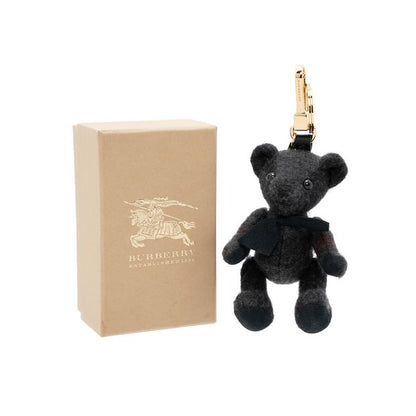 Burberry Cashmere Thomas Check Black Handbag