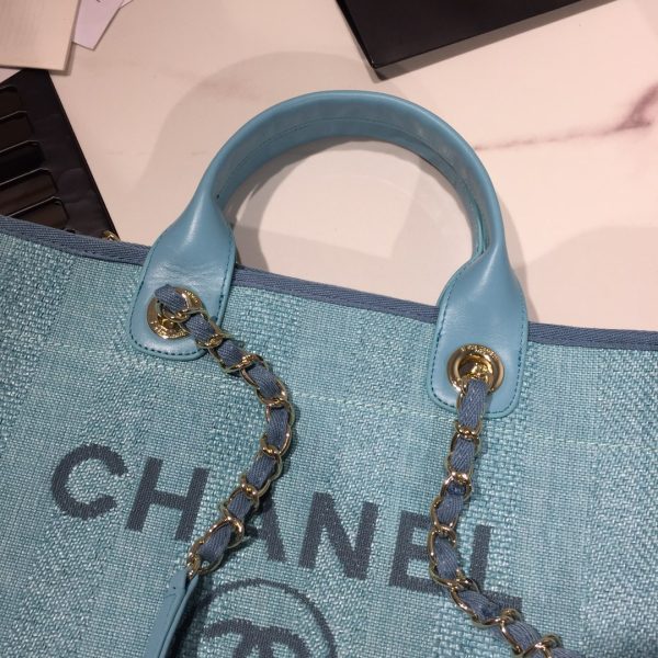 Chanel Tote Canvas Deauville Collection