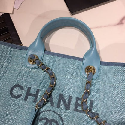 Chanel Tote Canvas Deauville Collection
