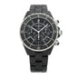 Stainless Steel Ceramic 41mm J12 Chronograph Automatic Watch Black