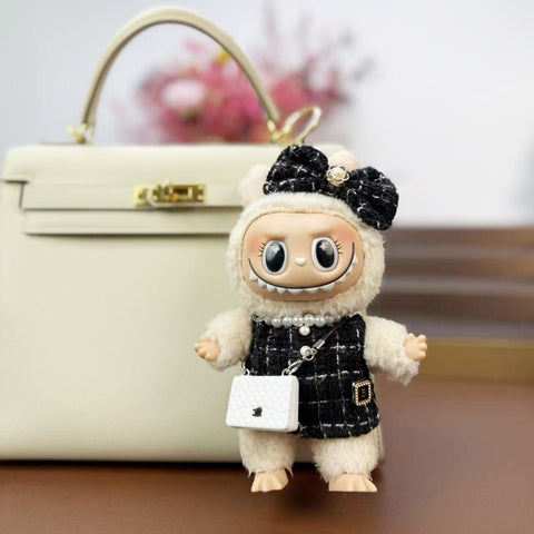 [Baby + Baby Clothing] Rab Clothing Bag Pendant Cute Vinyl DIY Doll Doll Keychain Pendant Gift