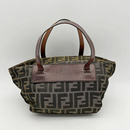 Fendi Zucca FF Top Handle Bag - Brown Handle Bags, Handbags fe8814vf Rovelle Bags