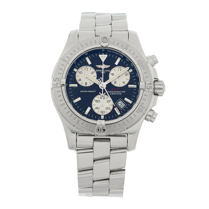 Stainless Steel 41mm Colt Chronograph Quartz Watch Blue A73380