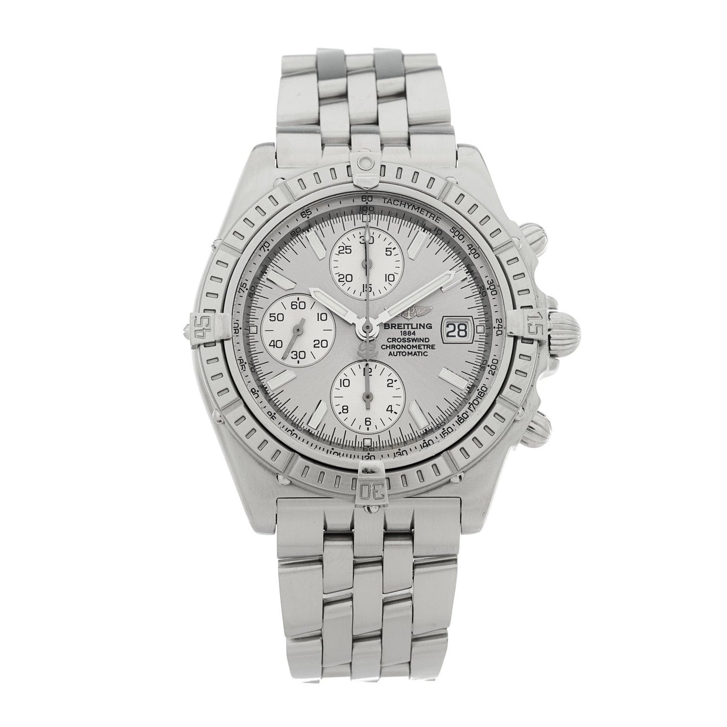 Stainless Steel 43mm Windrider Crosswind Racing Automatic Watch A13355