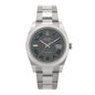 Stainless Steel 41mm Oyster Perpetual Wimbledon Datejust Watch Slate 126300