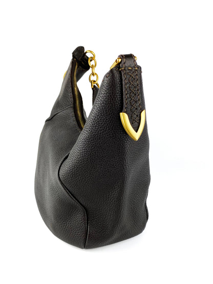 Fendi Roman Leather Brown Handbag Rovelle Bags