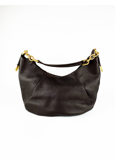Fendi Roman Leather Brown Handbag Rovelle Bags