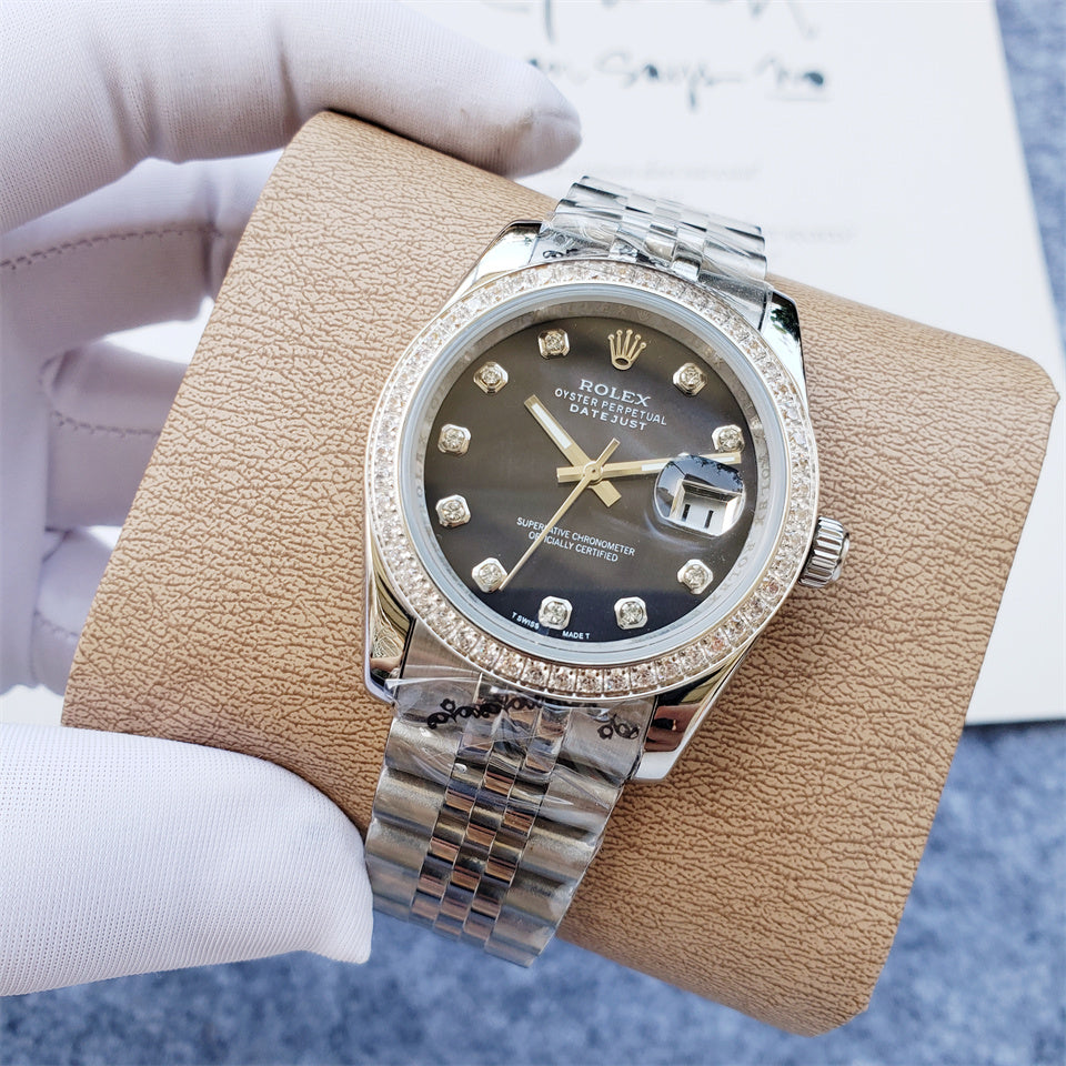 Rolex Datejust 36mm Choco Dial Silver
