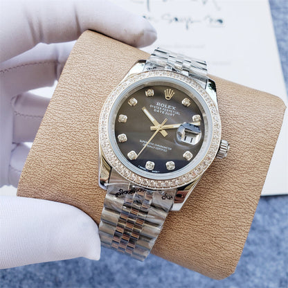 Rolex Datejust 36mm Choco Dial Silver