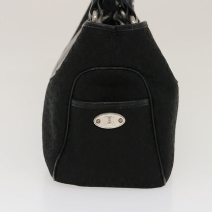 Luxury CELINE C Macadam Canvas Tote Bag Buggy Bag Black fm1376
