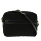Luxury CELINE C Macadam Canvas Shoulder Bag Black fm2217