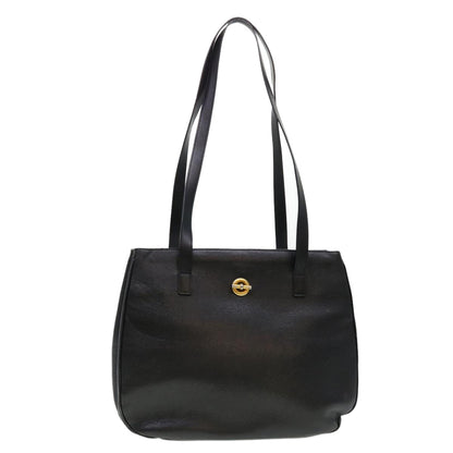 Luxury CELINE Shoulder Bag Leather Black fm2285