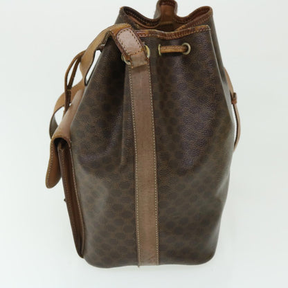Luxury CELINE Macadam Canvas Shoulder Bag PVC Leather 2Set Brown Beige fm2643