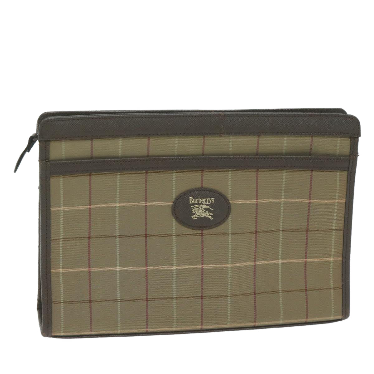 Burberry BURBERRYSs Nova Canvas Brown Clutch Bag Style 4