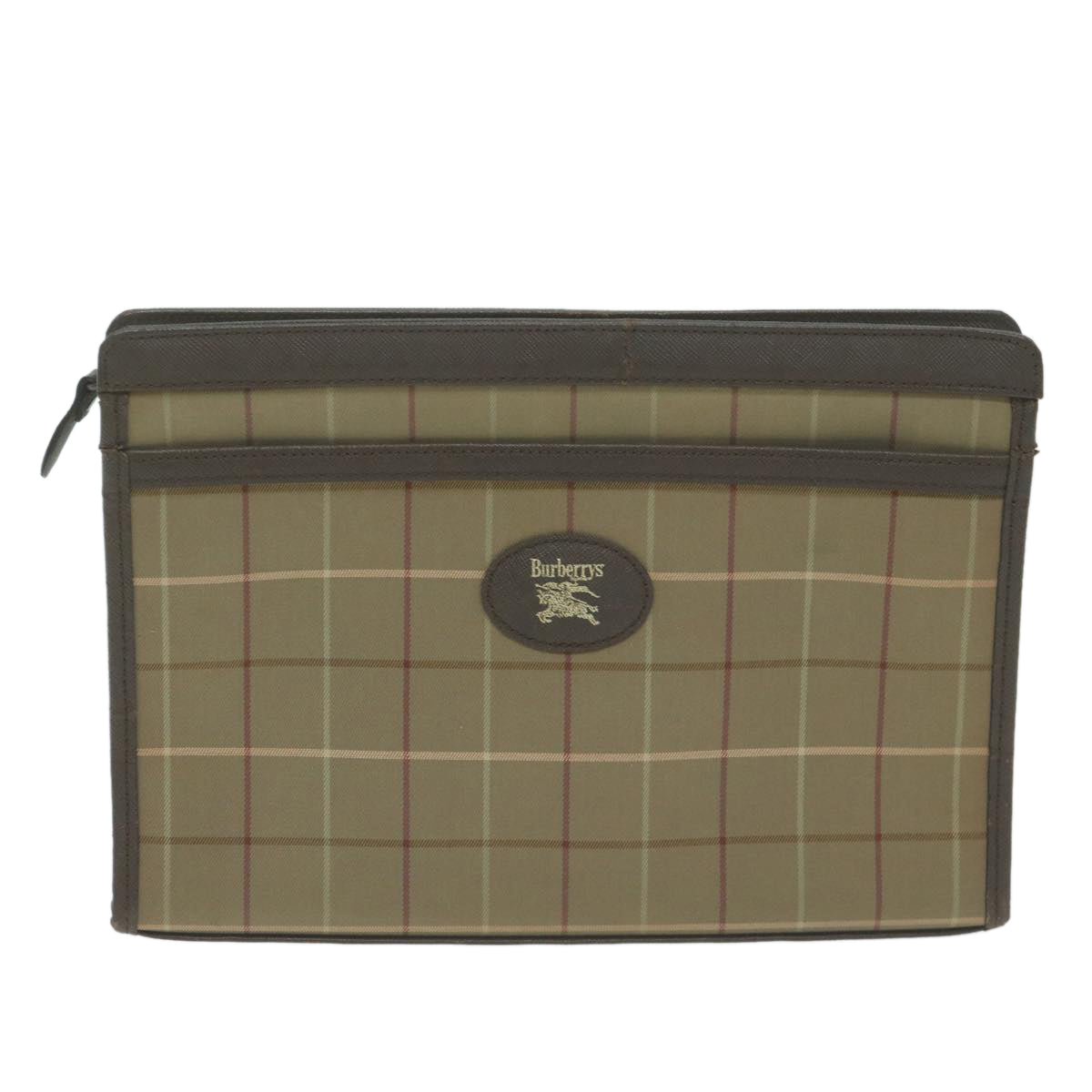 Burberry BURBERRYSs Nova Canvas Brown Clutch Bag Style 4