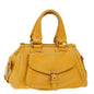 Luxury CELINE Hand Bag Leather Yellow fm3342
