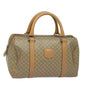 Luxury CELINE Macadam Canvas Boston Bag Beige fm3561