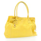 Luxury CELINE Shoulder Bag Leather Yellow fm965