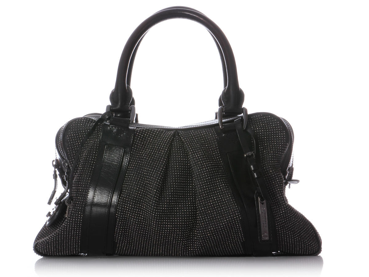 Burberry Small Studded Black Handbag