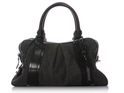 Burberry Small Studded Black Handbag