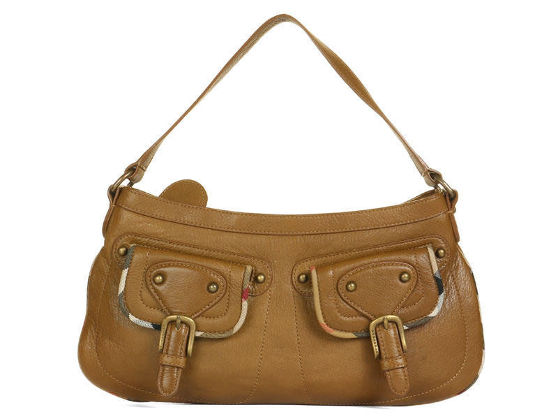 Burberry Slim Handbags Leather Brown Shoulder Bag