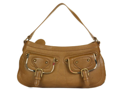 Burberry Slim Handbags Leather Brown Shoulder Bag