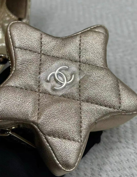 Chanel Luxury Leather Gold Backpack Rovelle Bags