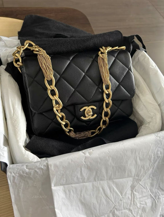 Chanel Luxury Leather Handbag Style 17 Rovelle Bags