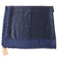 BURBERRY Stall Main: 45% silk, Main: 21% wool, Main: 6% polyester, Main: 28% viscose Navy x black Women