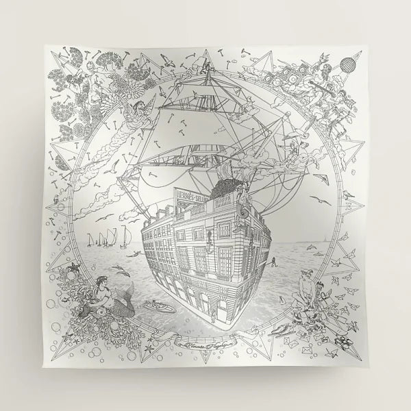 Hermes Flagship Scarf 90