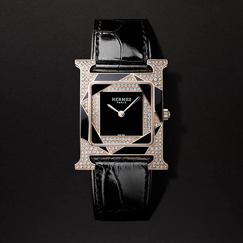 Hermes Heure H Perspective Watch Medium Model 30 mm