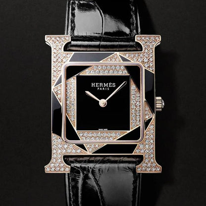 Hermes Heure H Perspective Watch Medium Model 30 mm