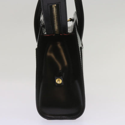 Luxury CELINE Hand Bag Leather 2way Black hk1062
