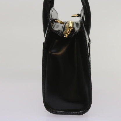Luxury CELINE Hand Bag Leather 2way Black hk1062