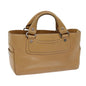 Luxury CELINE Boogie Hand Bag Leather Beige hk1218