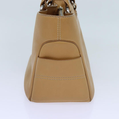 Luxury CELINE Boogie Hand Bag Leather Beige hk1218