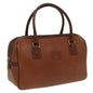 Luxury BurberrySs Hand Bag Leather Brown Auth hk1457